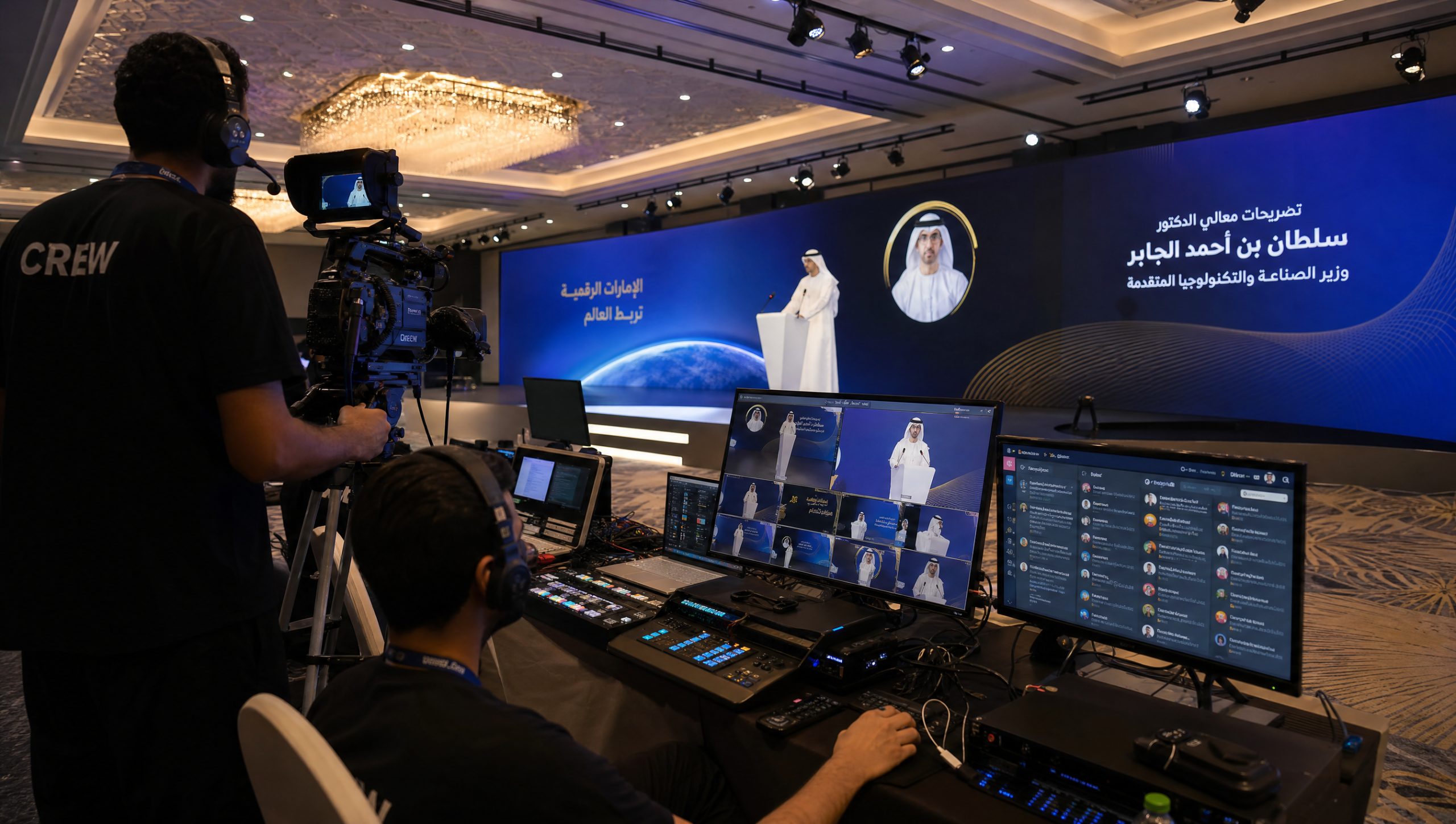 Digital coverage and corporate communication for government events